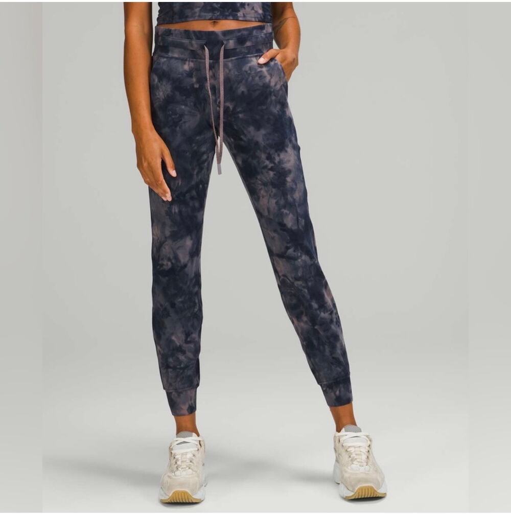 Lululemon Pants Womens 10 Ready to Rulu Jogger Diamond Dye Lunar Rock True Navy